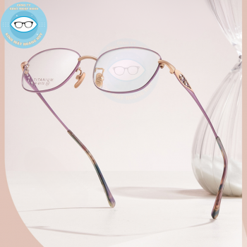 Gọng kính kim loại mã 6173